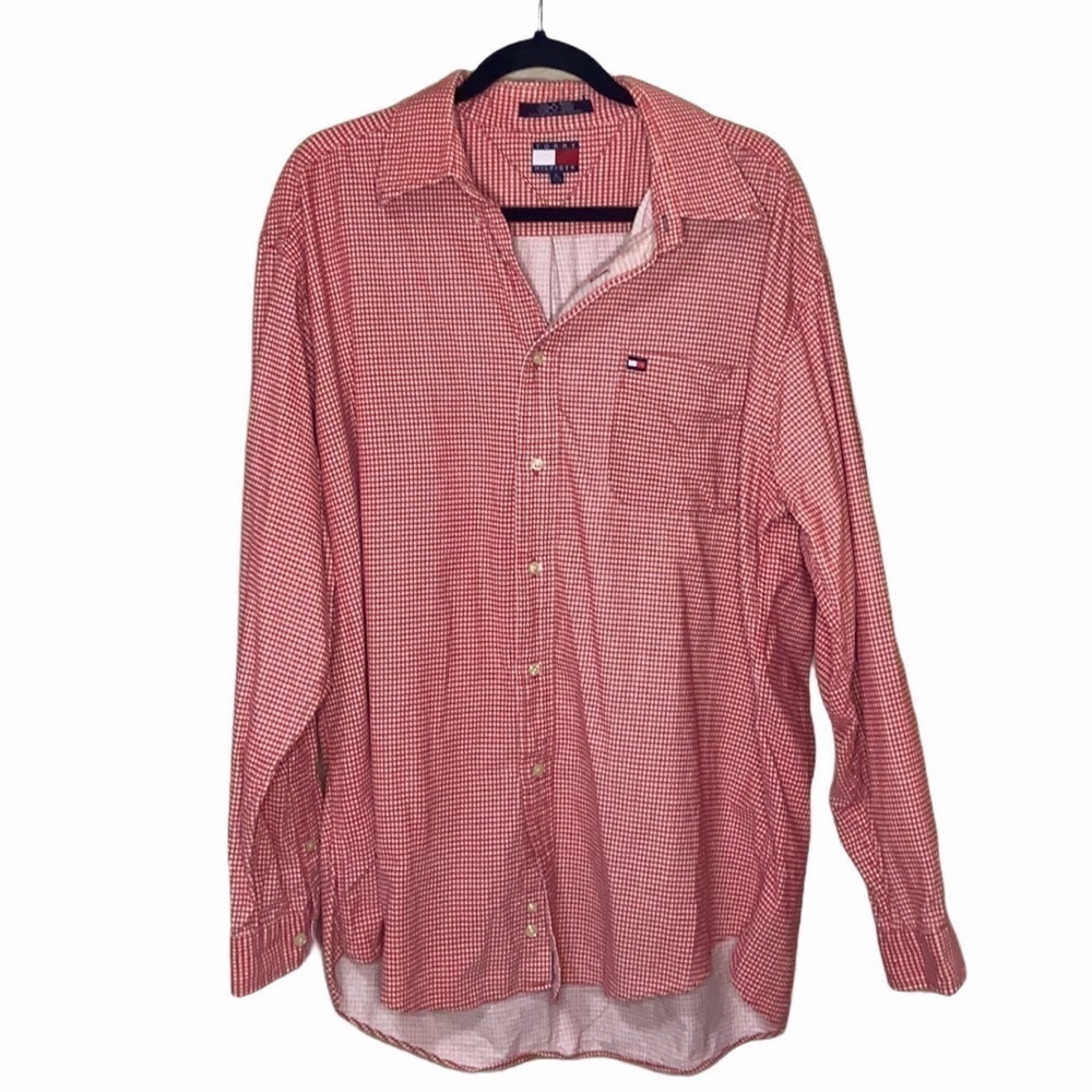Tommy Hilfiger checkered long sleeve button down